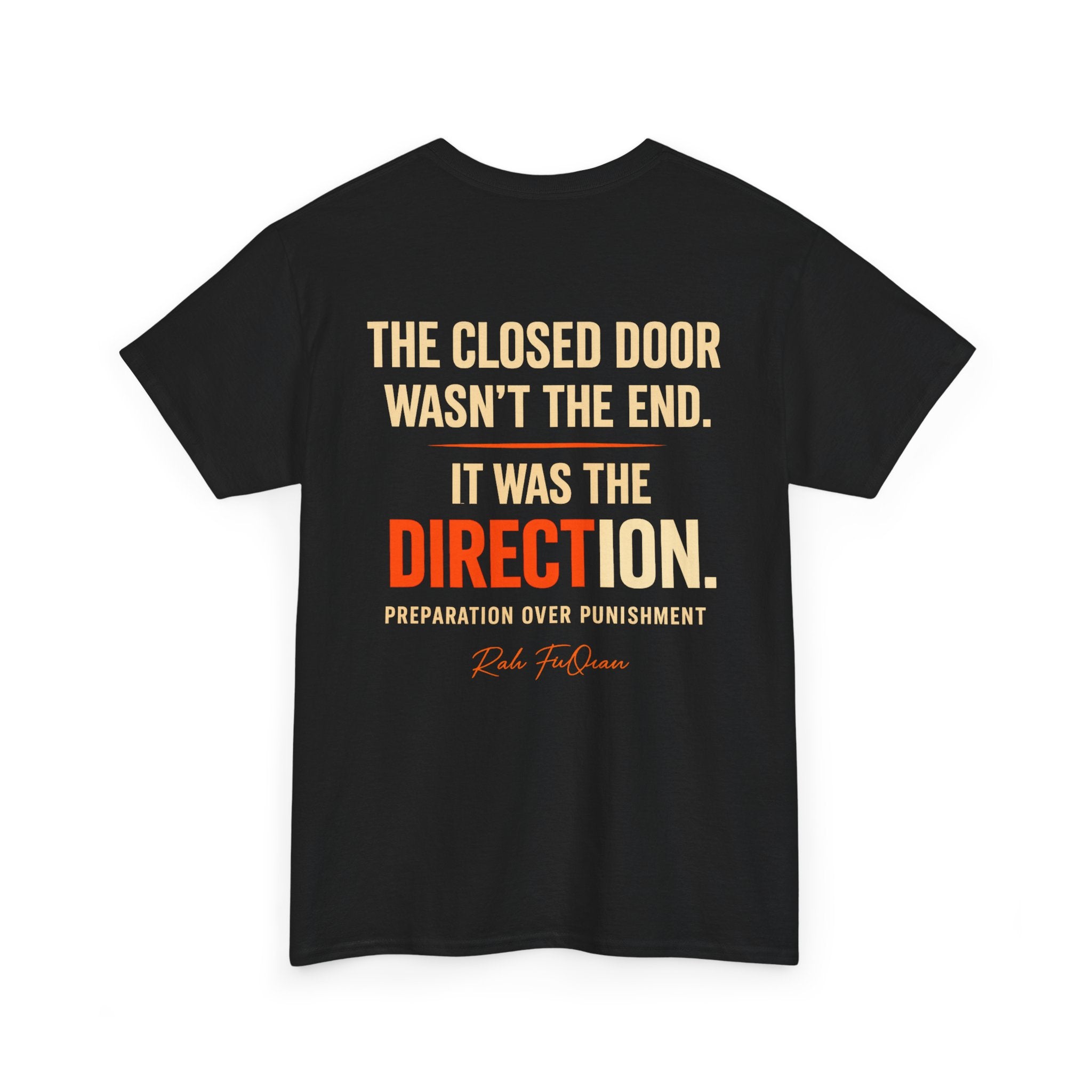 Preparation Graphic Tee — Bold Retro Typography T-Shirt