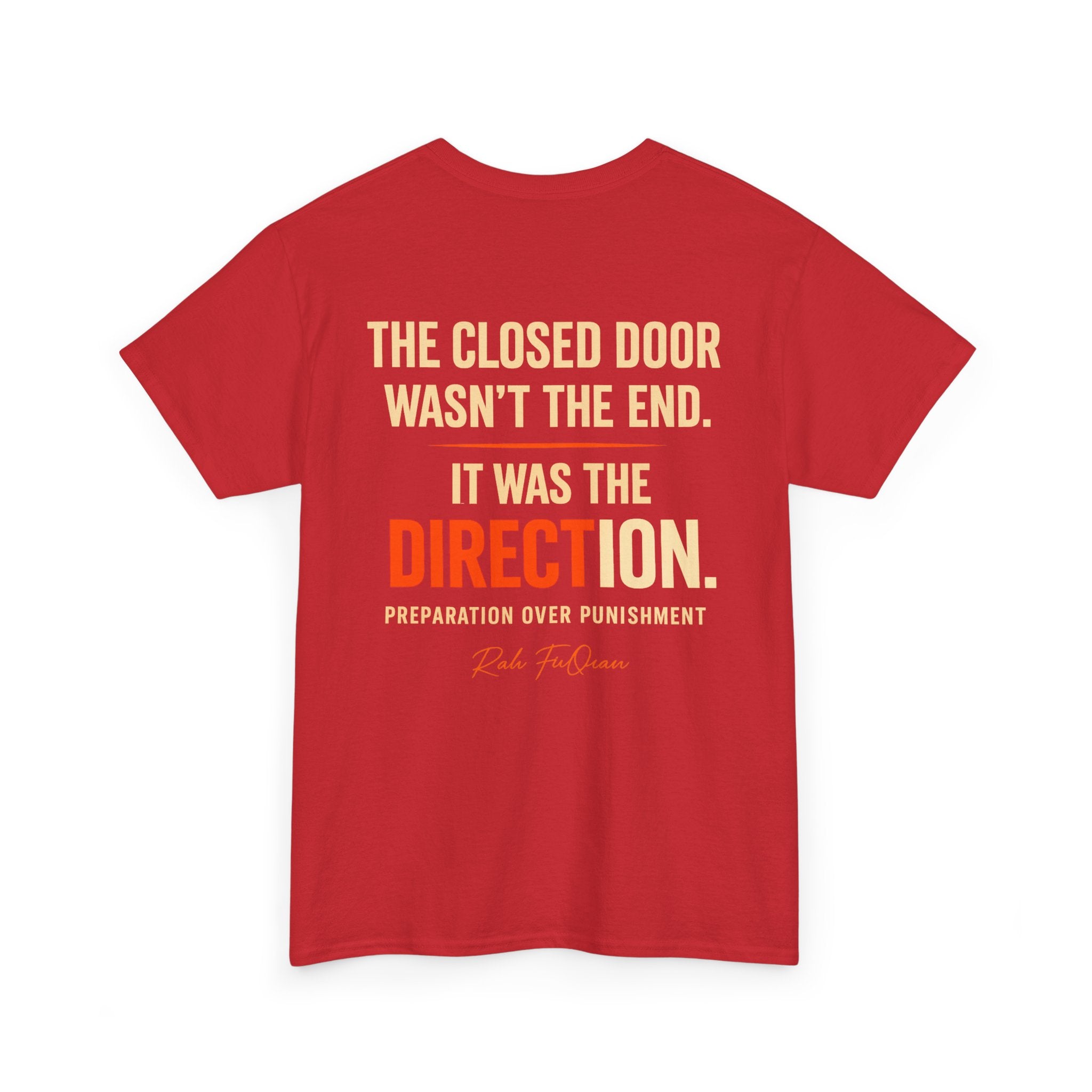 Preparation Graphic Tee — Bold Retro Typography T-Shirt