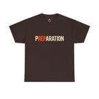 Preparation Graphic Tee — Bold Retro Typography T-Shirt