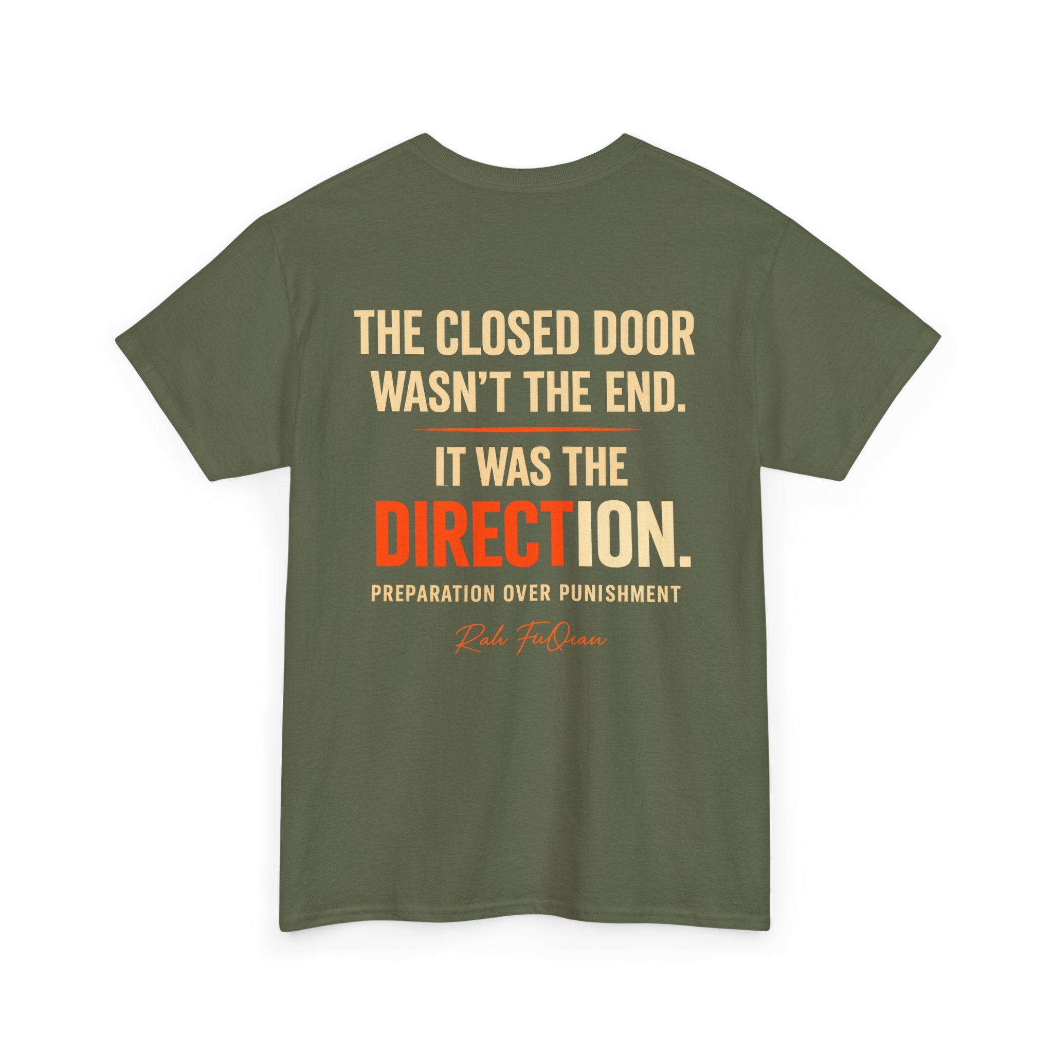 Preparation Graphic Tee — Bold Retro Typography T-Shirt