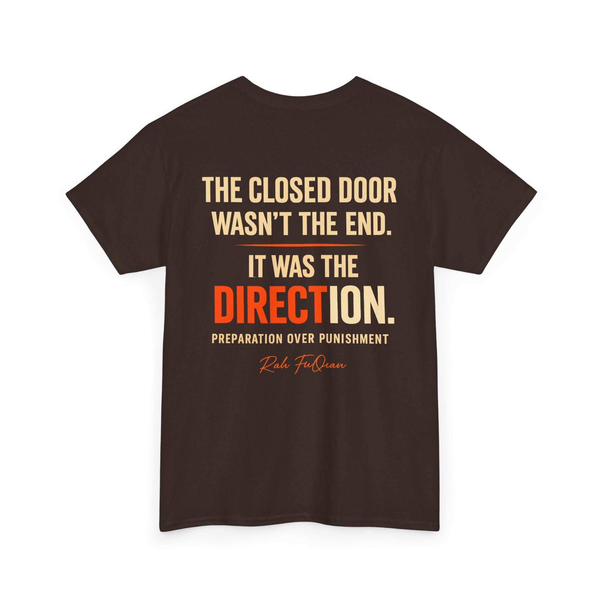 Preparation Graphic Tee — Bold Retro Typography T-Shirt