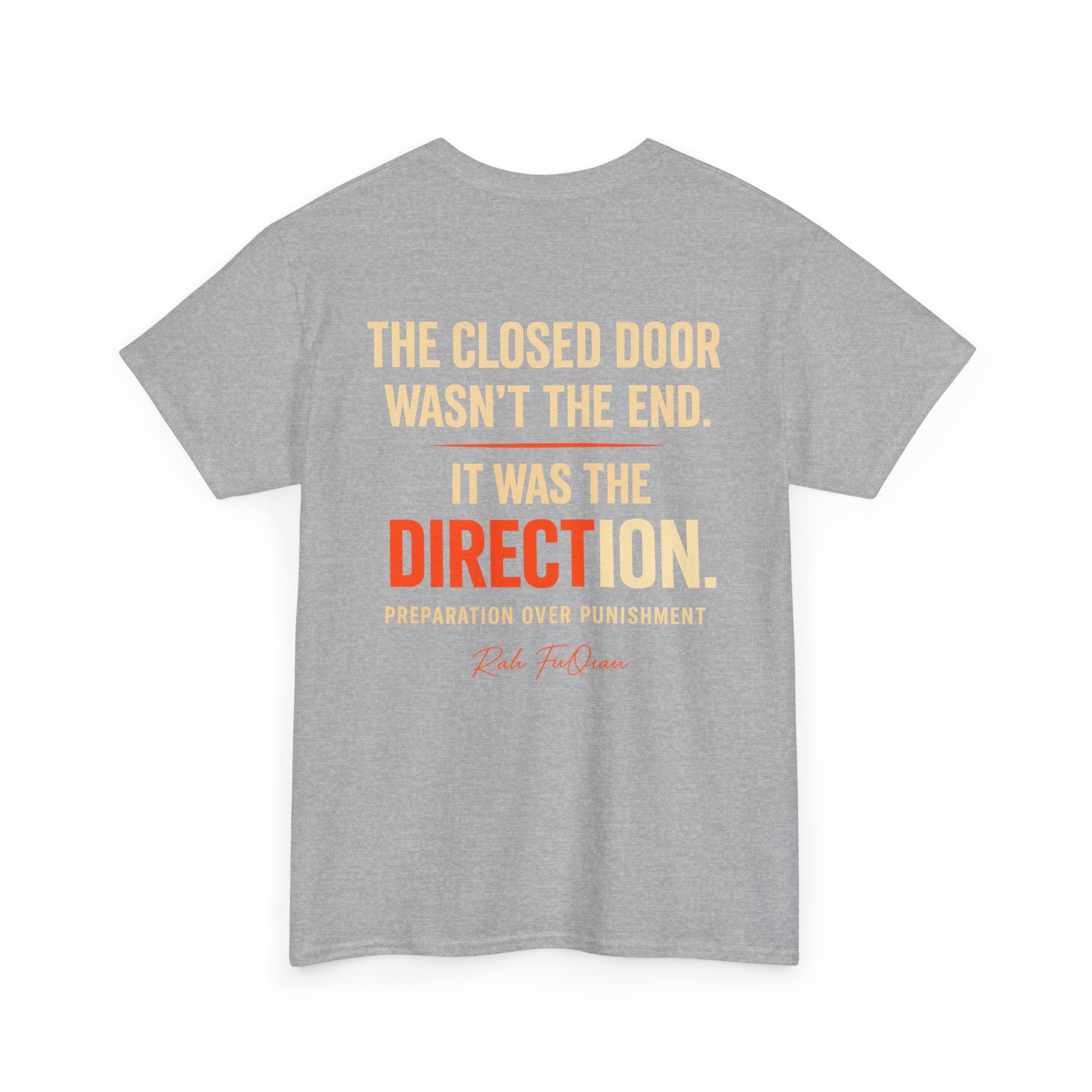 Preparation Graphic Tee — Bold Retro Typography T-Shirt