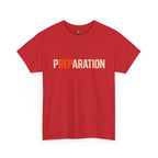 Preparation Graphic Tee — Bold Retro Typography T-Shirt