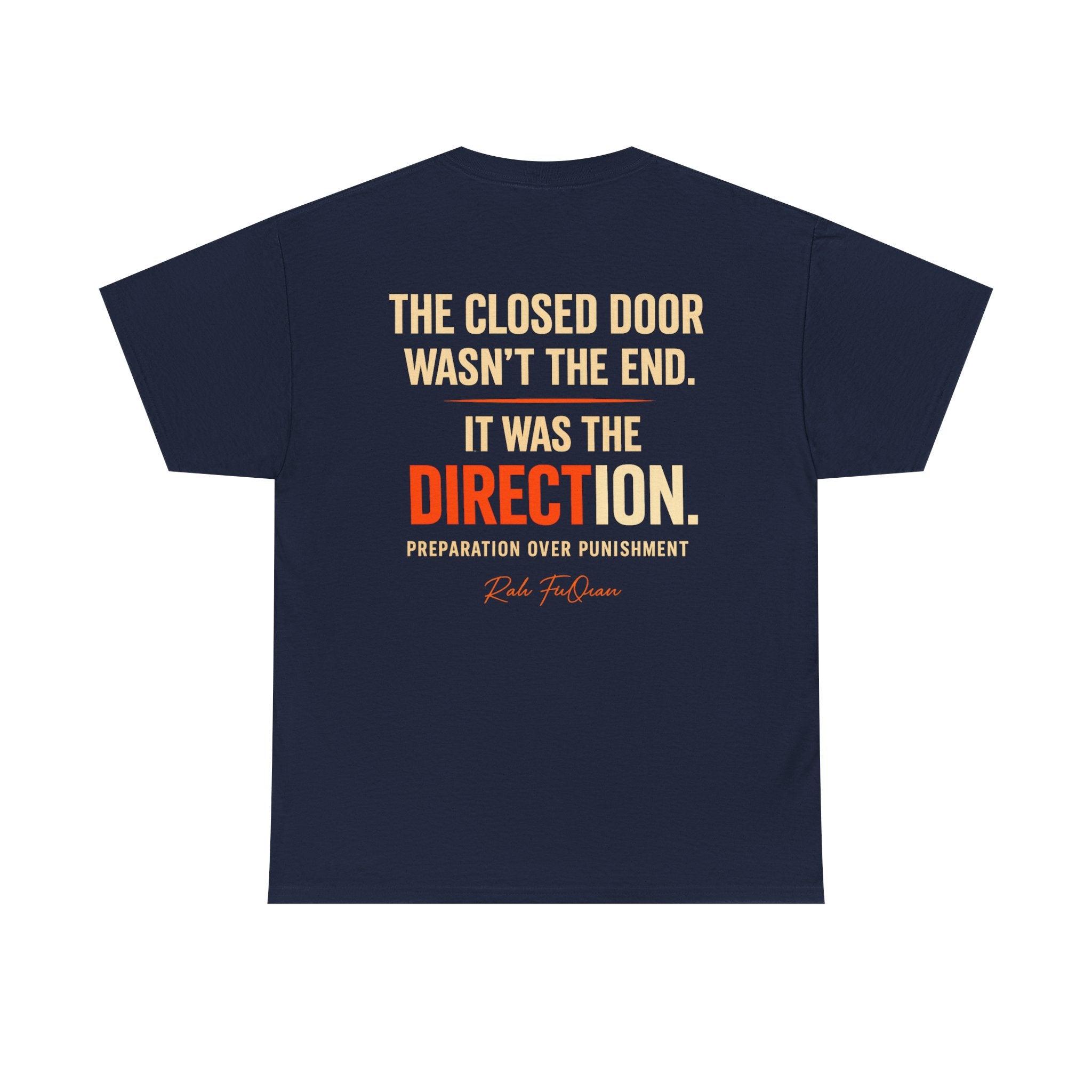 Preparation Graphic Tee — Bold Retro Typography T-Shirt