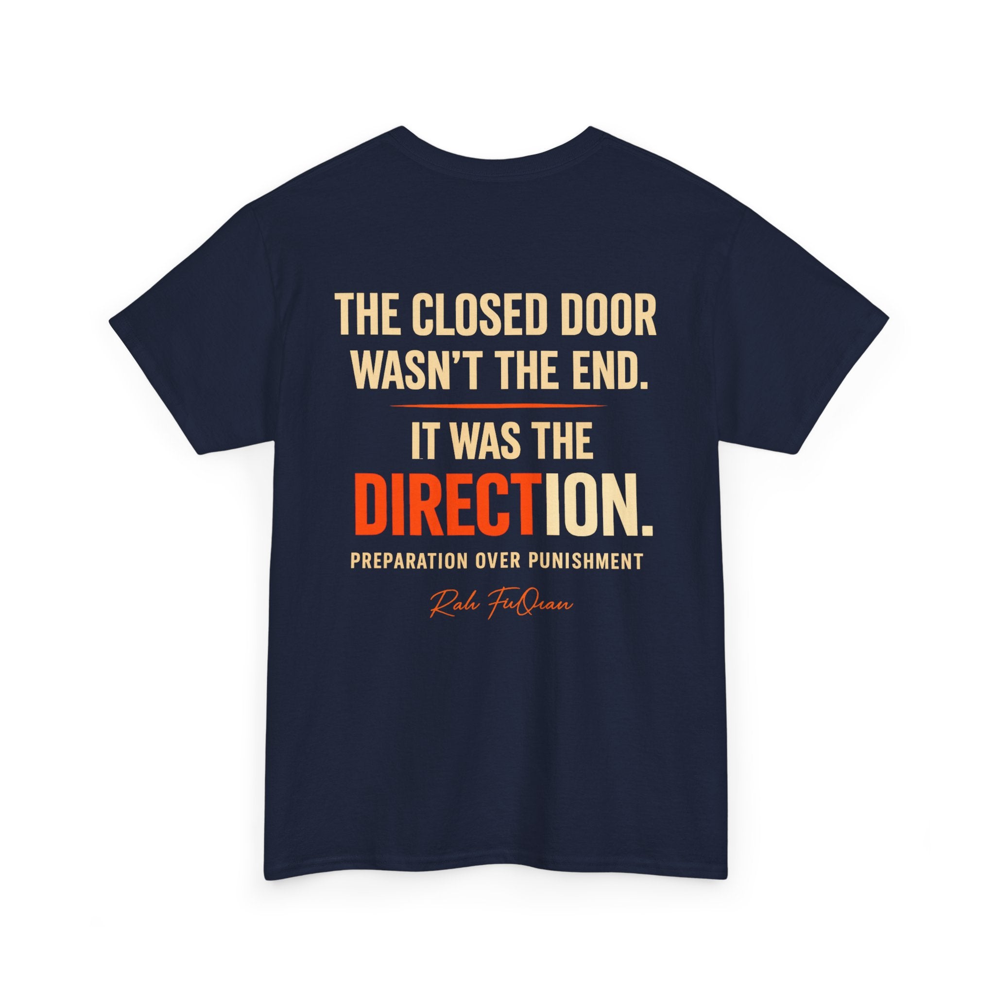Preparation Graphic Tee — Bold Retro Typography T-Shirt