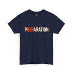 Preparation Graphic Tee — Bold Retro Typography T-Shirt